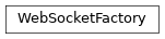 Inheritance diagram of pyokx.ws_clients.WebSocketFactory